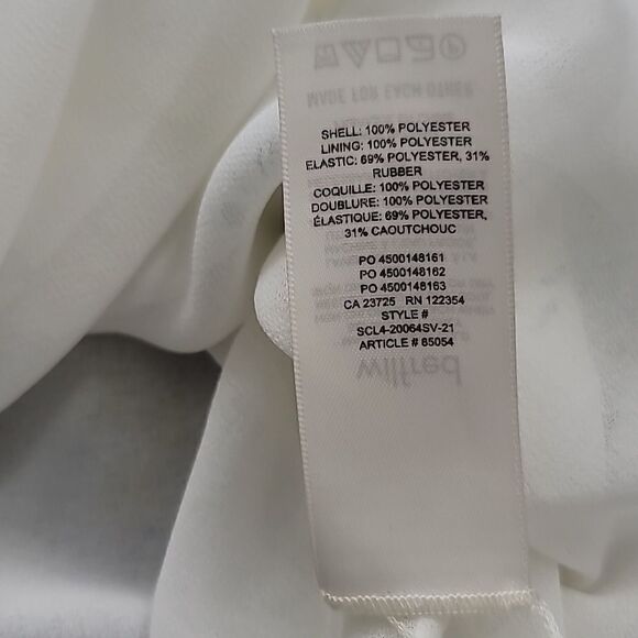 Aritzia Wilfred Castello Blouse Light Birch/Citron Medium - Picture 12 of 12
